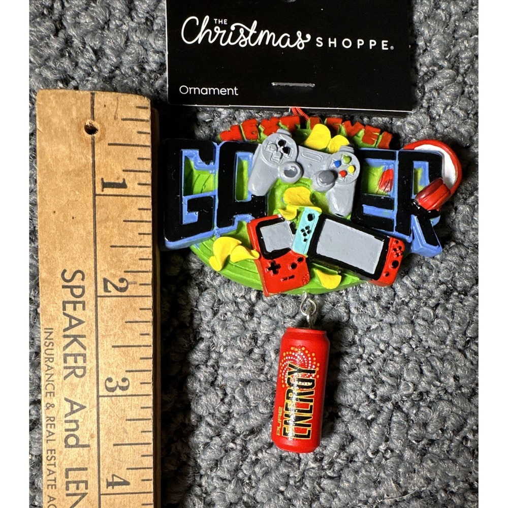The Christmas Shoppe Next Level Gamer Ornament Nintendo Switch Gameboy - Picture 7 of 10